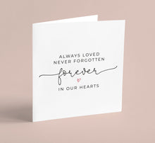 Load image into Gallery viewer, Always Loved Bereavement Greeting Card
