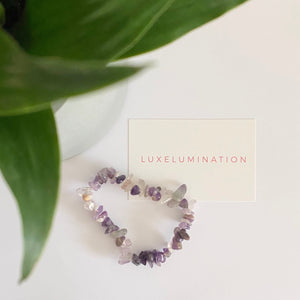 Calm - Amethyst Crystal Bracelet